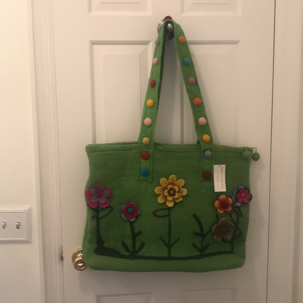 Handmade wool bag